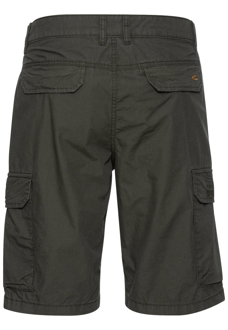 Regular Fit Cargo Shorts mit Minimal Print