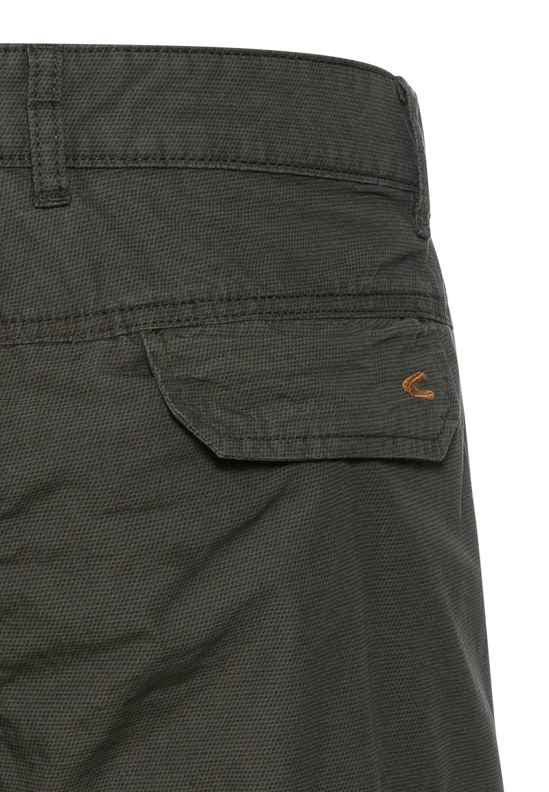 Regular Fit Cargo Shorts mit Minimal Print