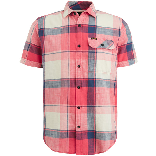 Short Sleeve Shirt Ctn Slub weave