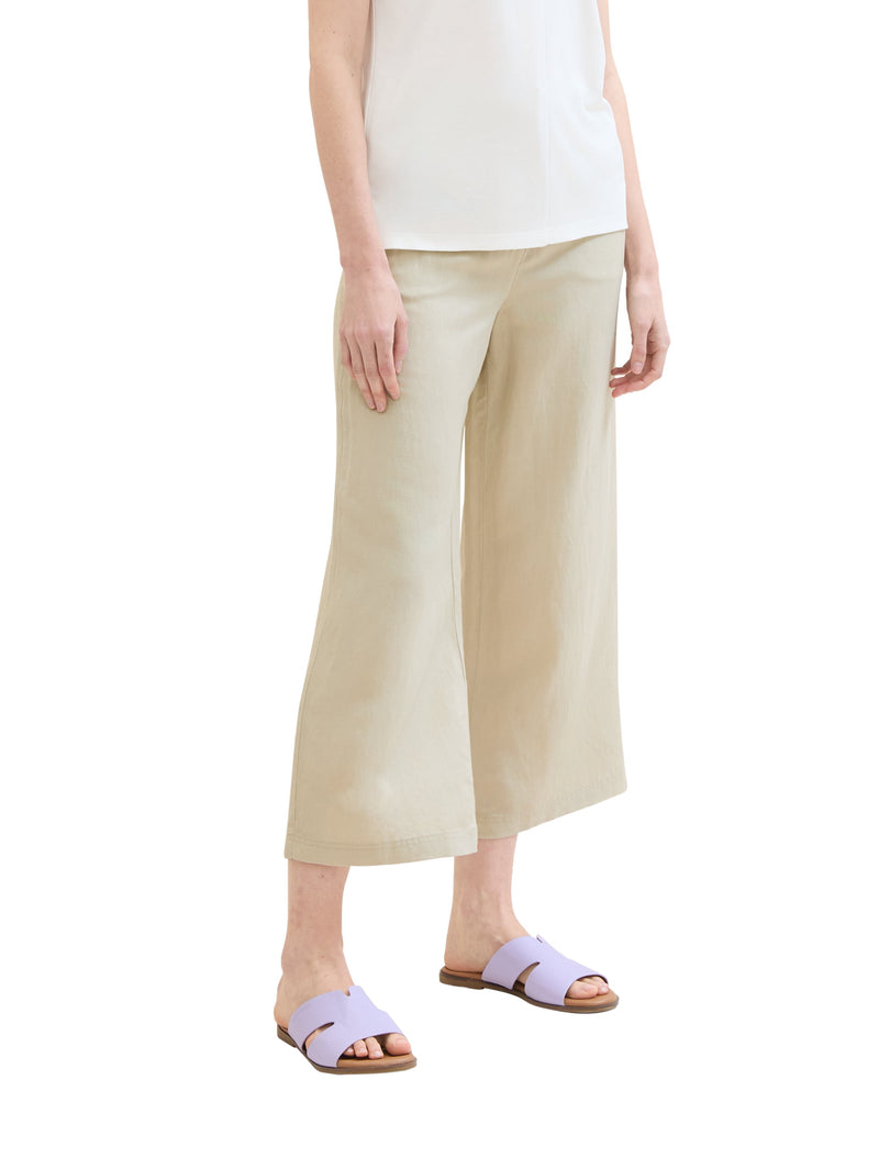 Culotte Hose mit Leinen