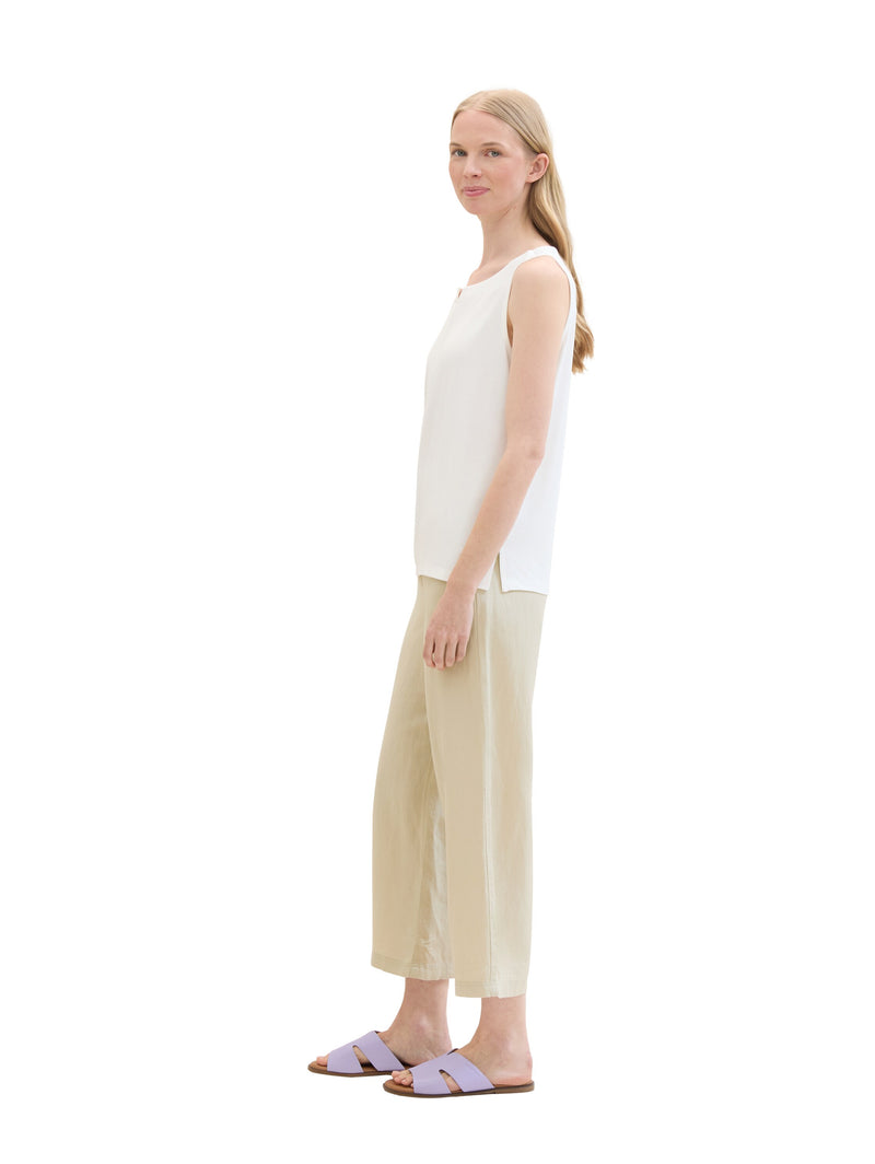 Culotte Hose mit Leinen