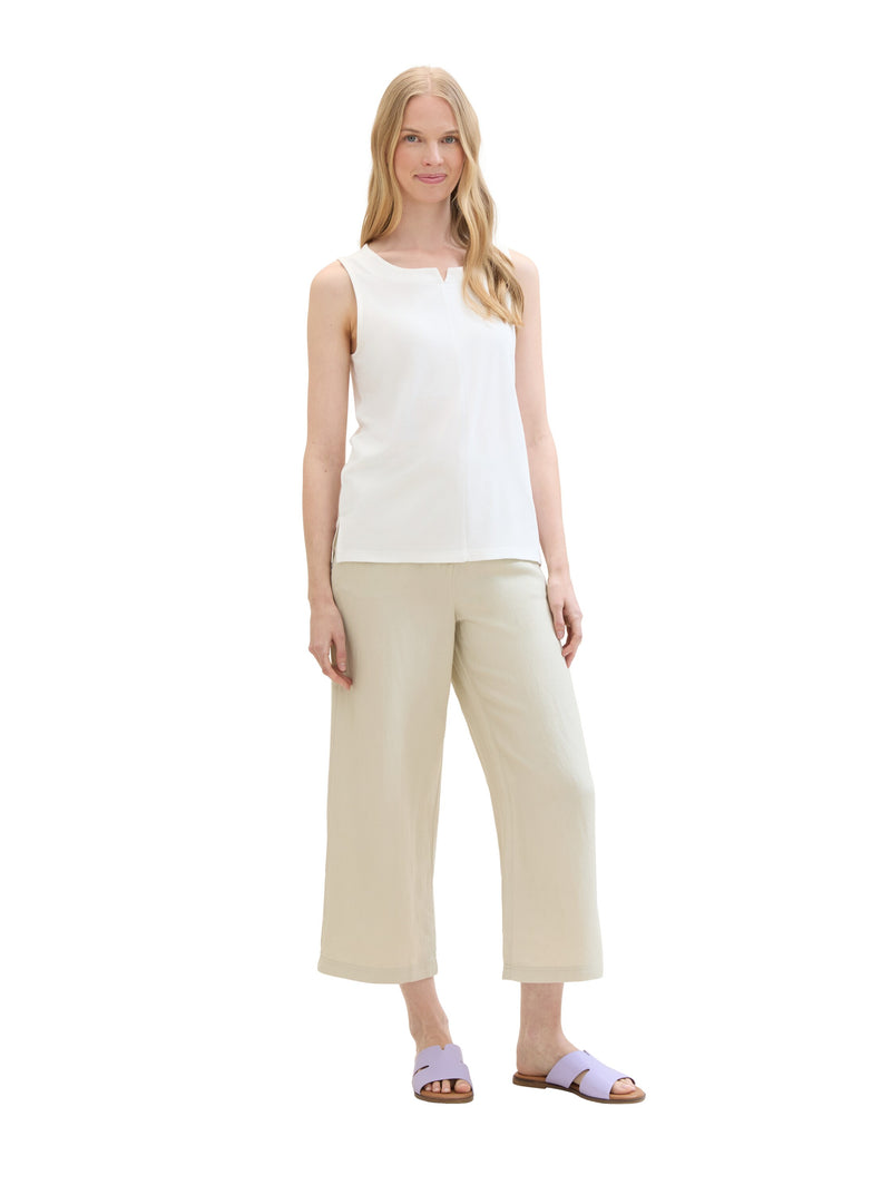 Culotte Hose mit Leinen