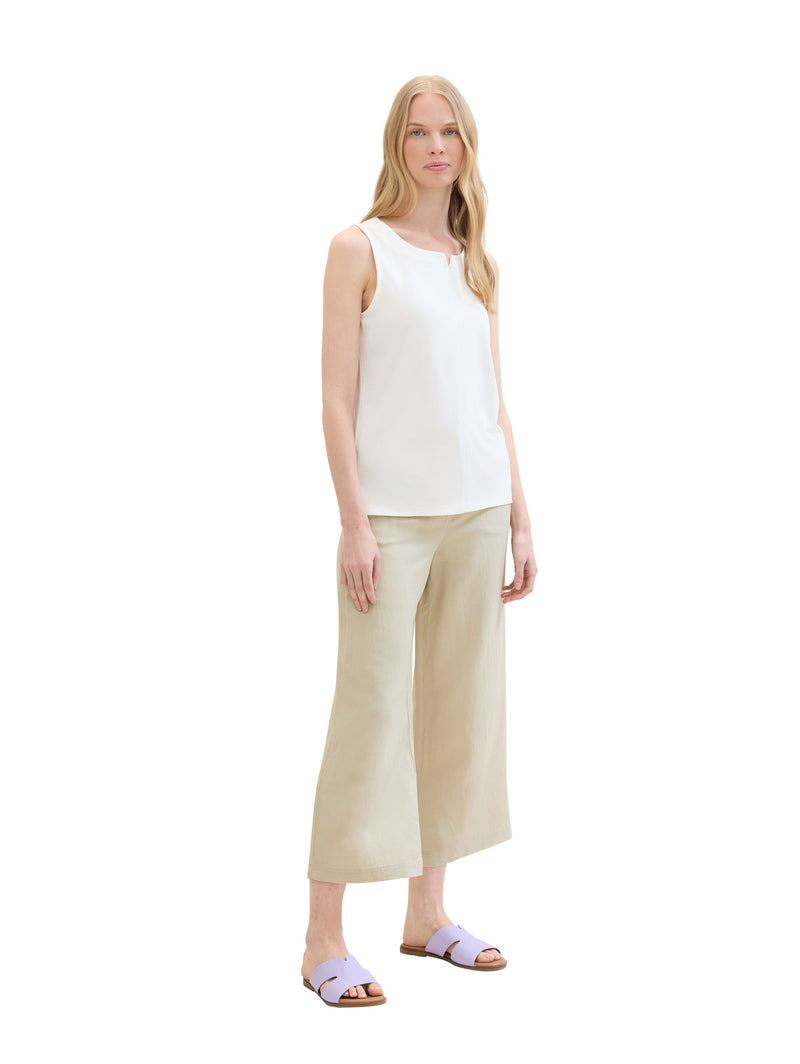 Culotte Hose mit Leinen