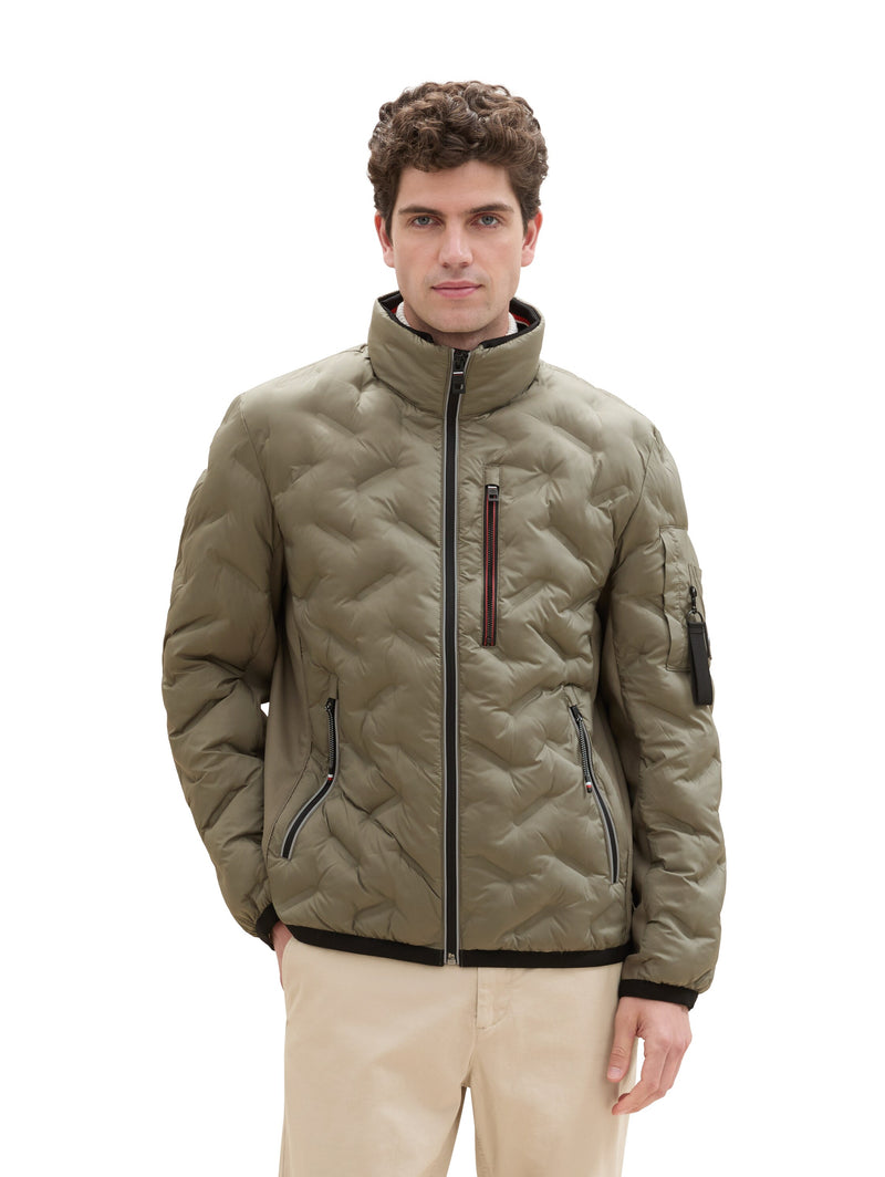 Hybrid Jacke mit Kapuze