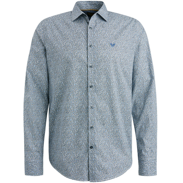 Long Sleeve Shirt Print on Poplin Stretch