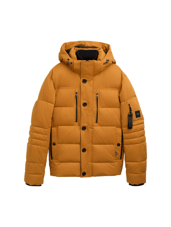 Pufferjacke mit abnehmbarer Kapuze