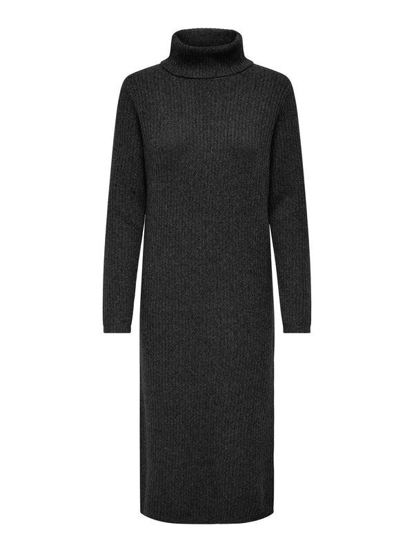 JDYANNIE LIFE L/S ROLLNECK RIB DRESS KNT