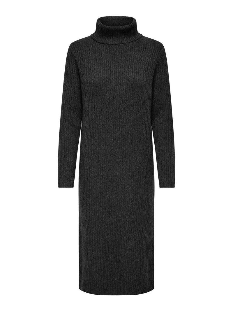JDYANNIE LIFE L/S ROLLNECK RIB DRESS KNT