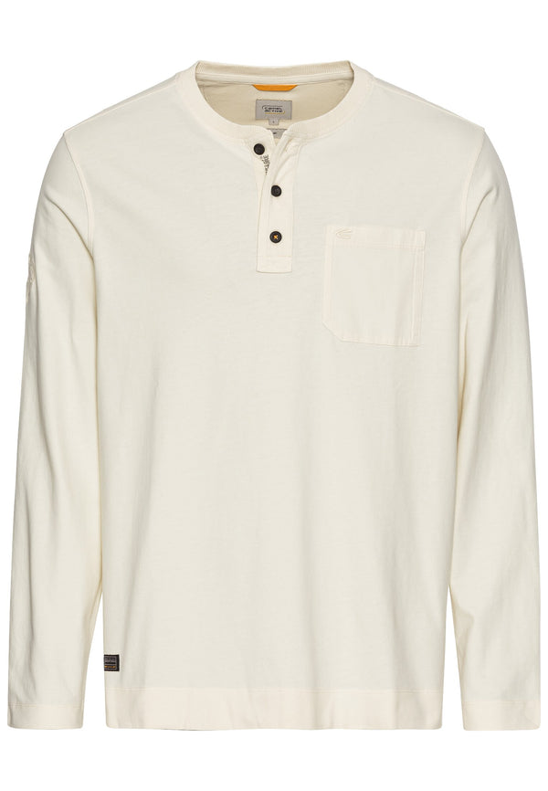 Langarm Henley aus Organic Cotton