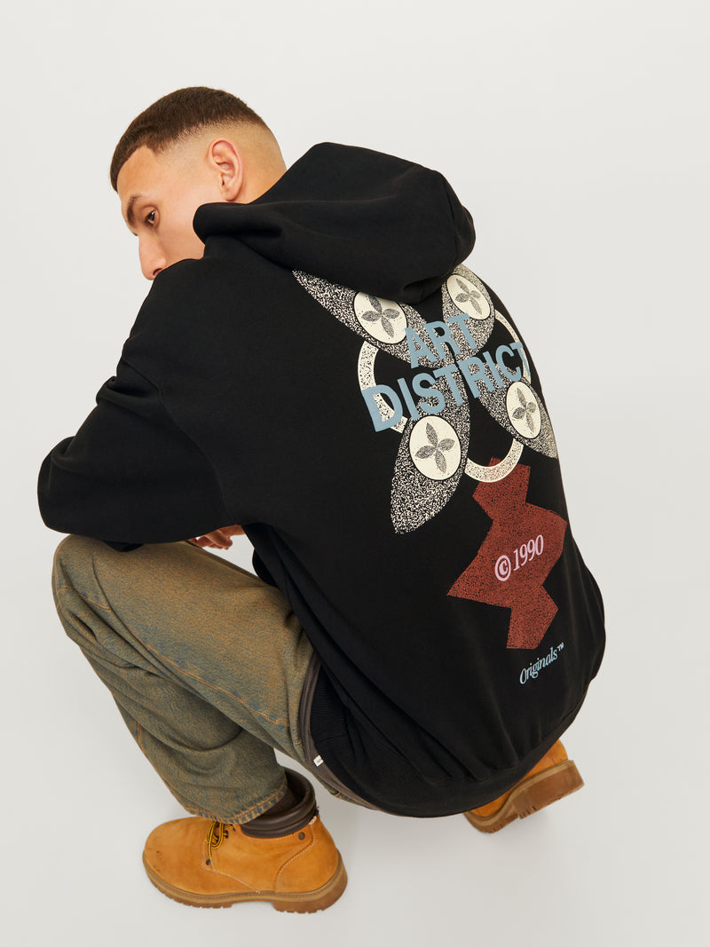 JORNOHO BACK GRAPHIC SWEAT HOOD