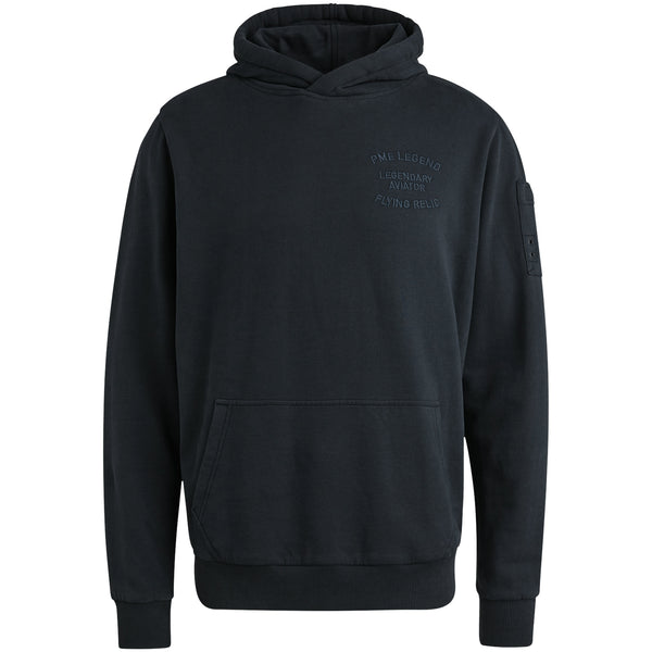 Hooded soft terry brushed