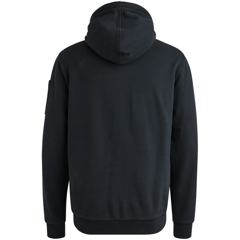 Hooded soft terry brushed