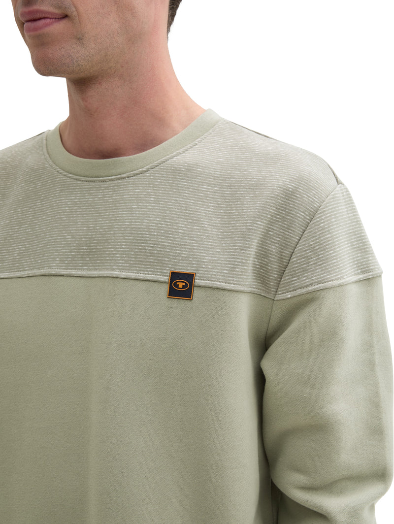 Sweatshirt mit Logo Badge