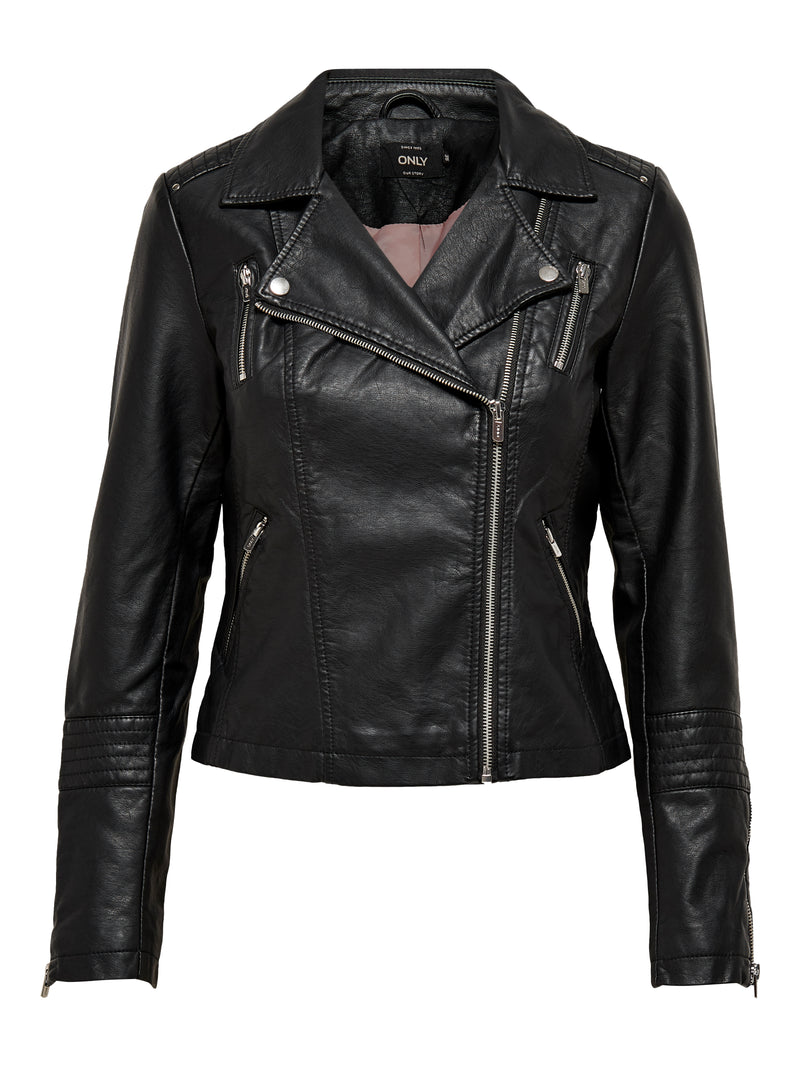 ONLGEMMA FAUX LEATHER BIKER OTW NOOS