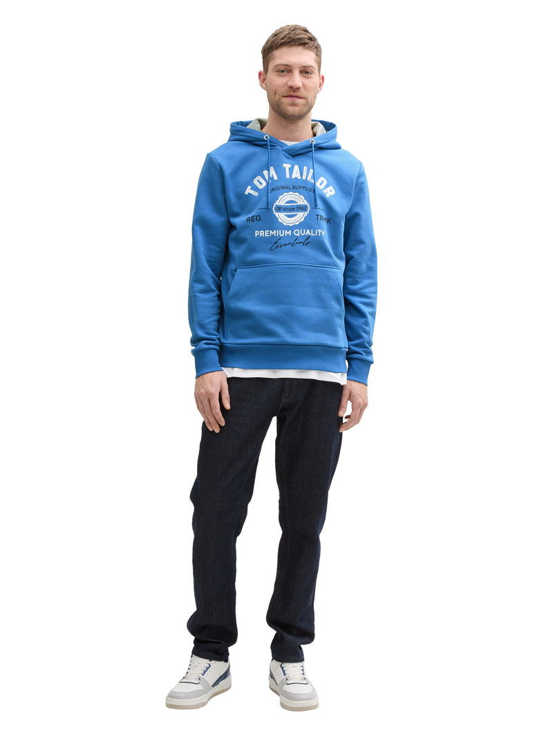 Hoodie Sweatshirt mit Logo-Print