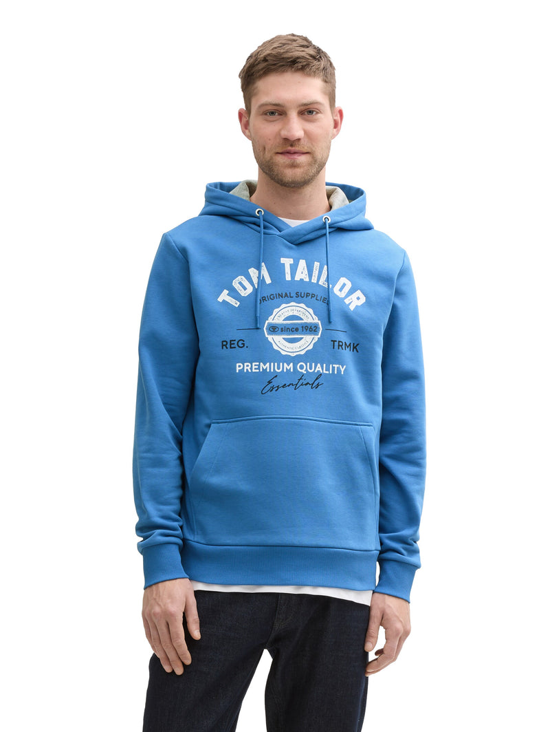 Hoodie Sweatshirt mit Logo-Print