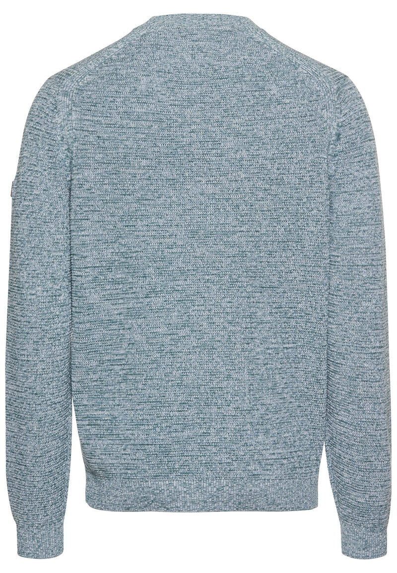 Rundhals Pullover aus Baumwolle