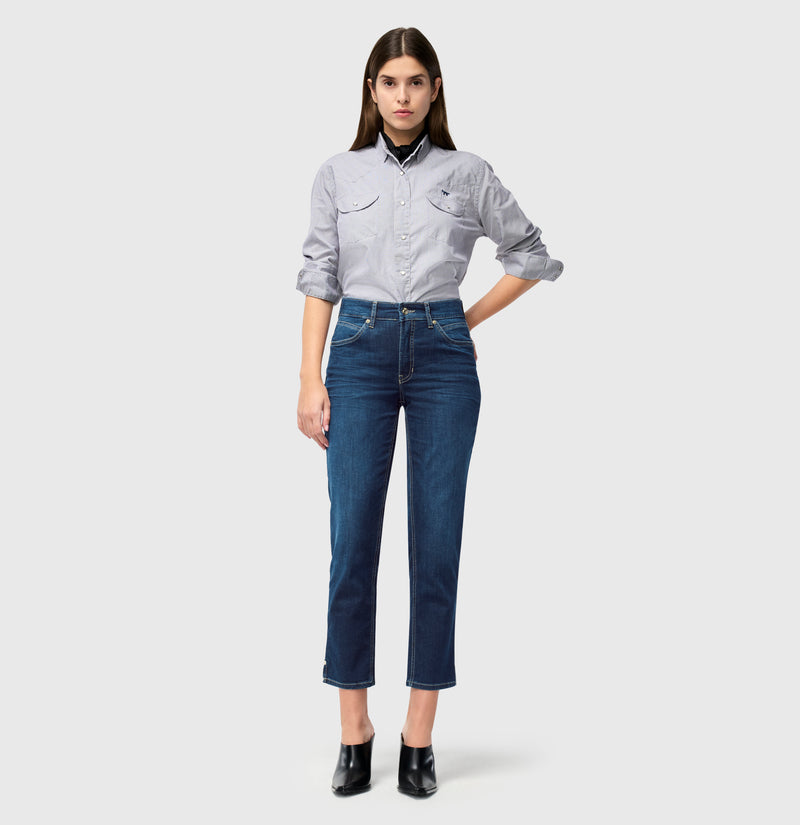 MAC JEANS - MELANIE 7/8, Super soft summer denim