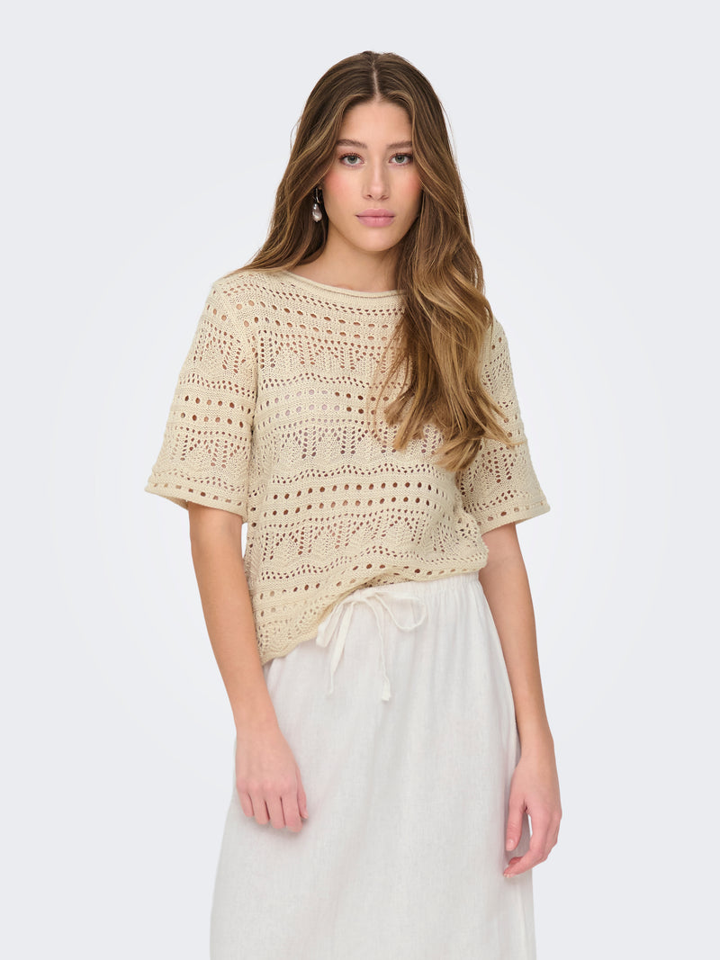 JDYSUN LAY 2/4 PULLOVER KNT
