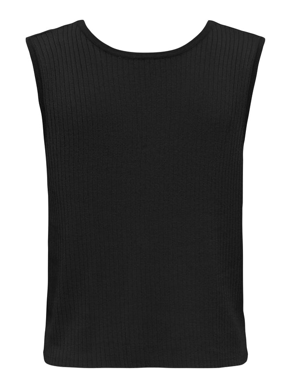 JDYALEXANDRA S/L REVERSIBLE TIE TOP KNT
