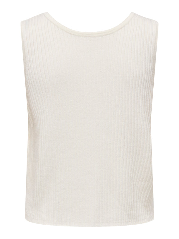 JDYALEXANDRA S/L REVERSIBLE TIE TOP KNT