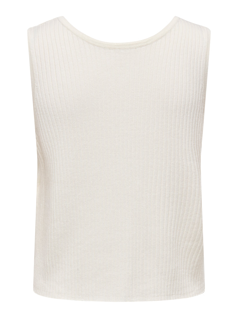 JDYALEXANDRA S/L REVERSIBLE TIE TOP KNT