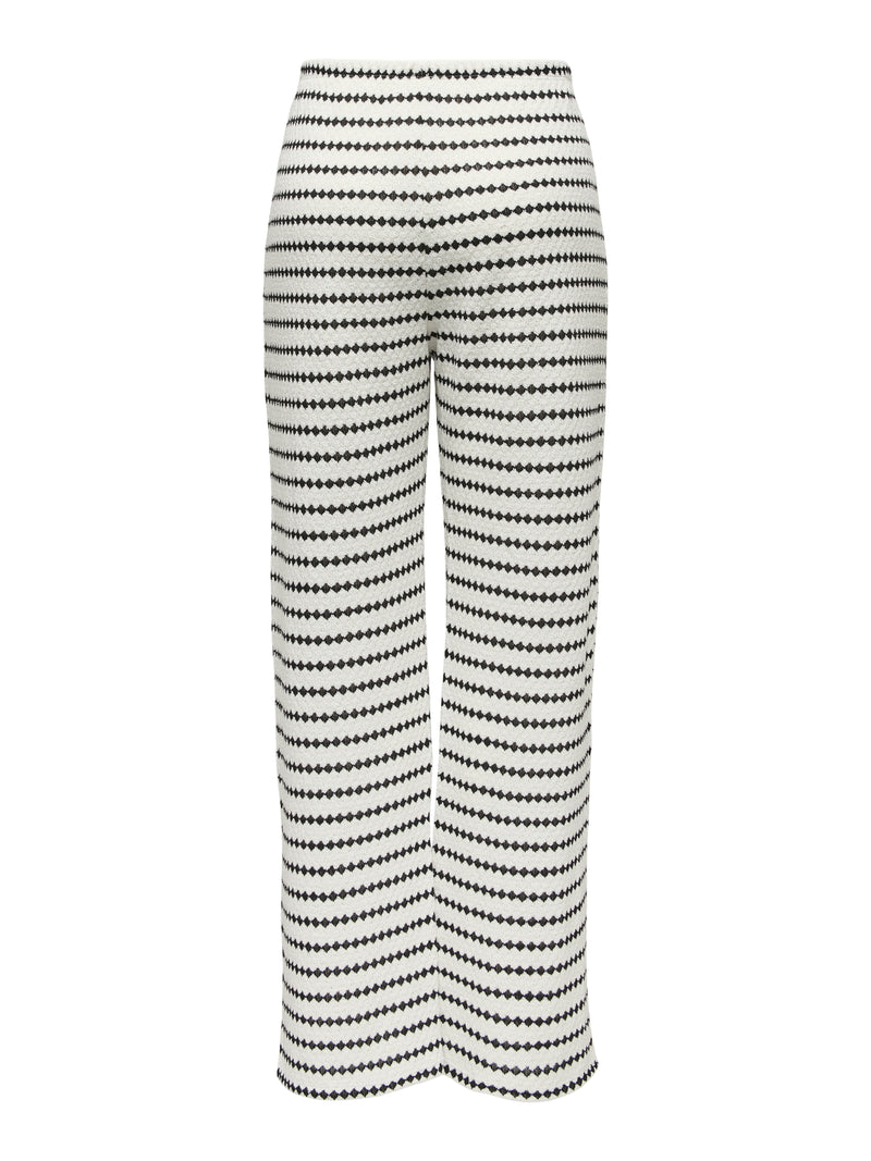 ONLEVA STRIPE WIDE LEG PANT JRS