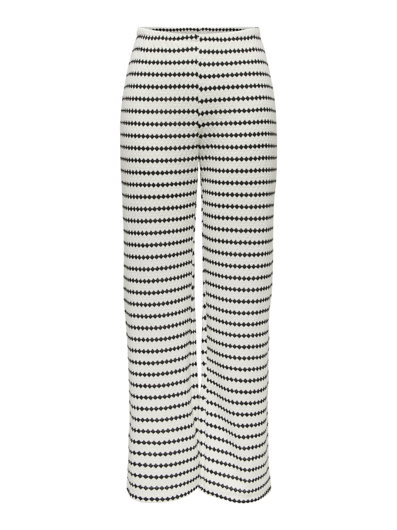 ONLEVA STRIPE WIDE LEG PANT JRS