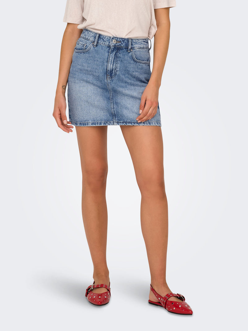ONLSTELLA SHORT SKIRT DNM AZG NOOS