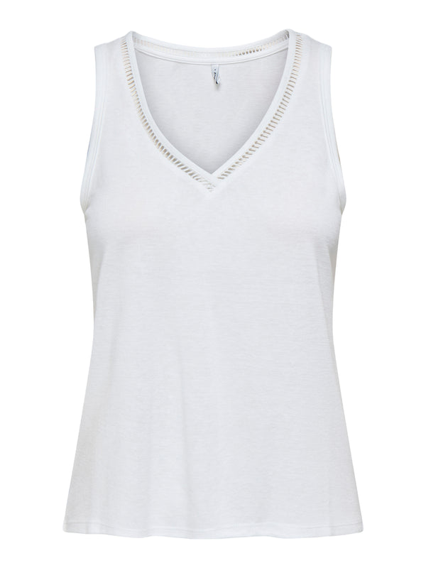ONLPENNY S/L V-NECK TOP JRS NOOS