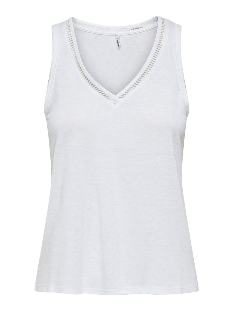 ONLPENNY S/L V-NECK TOP JRS NOOS