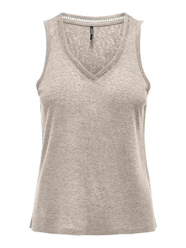 ONLPENNY S/L V-NECK TOP JRS NOOS