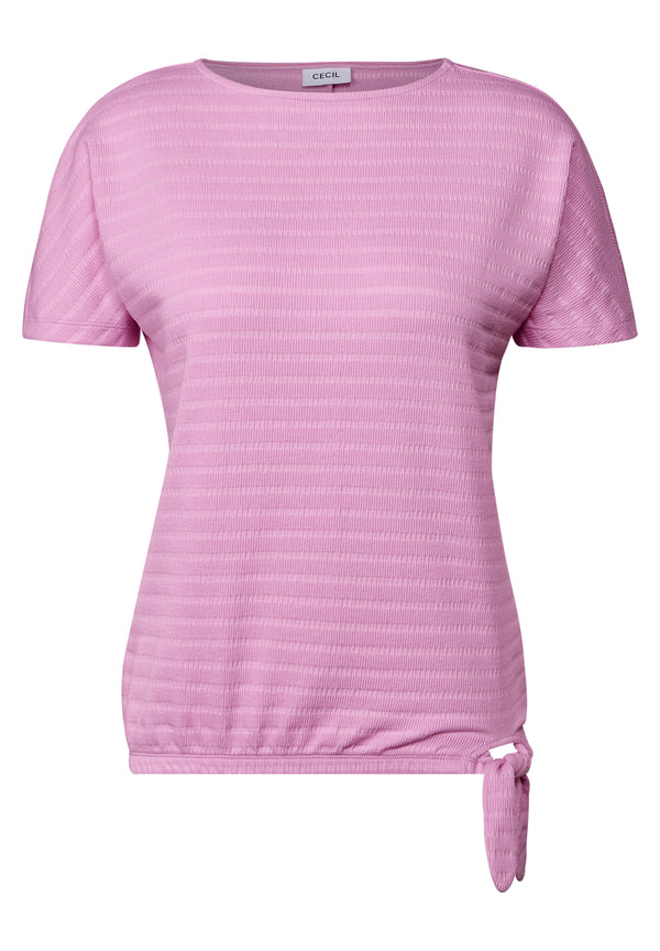 T-Shirt in Smok-Optik