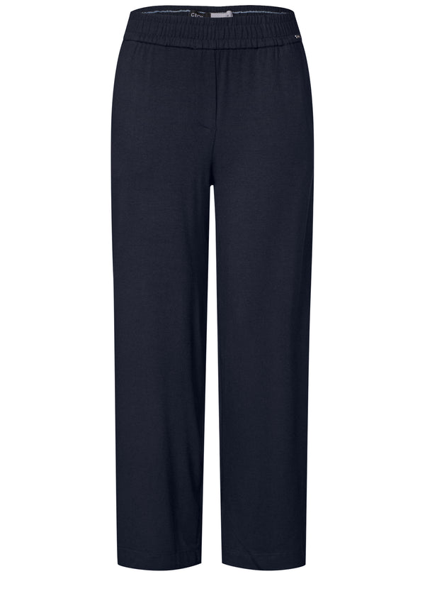 Wide Leg Jersey-Hose