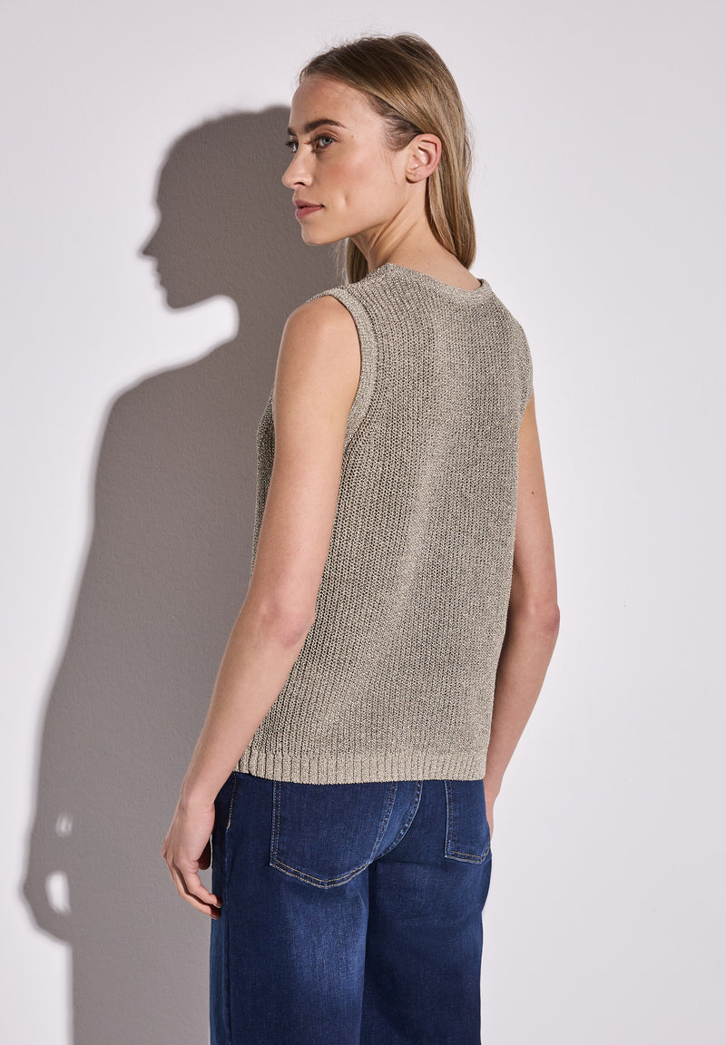 Schimmerndes Stricktop