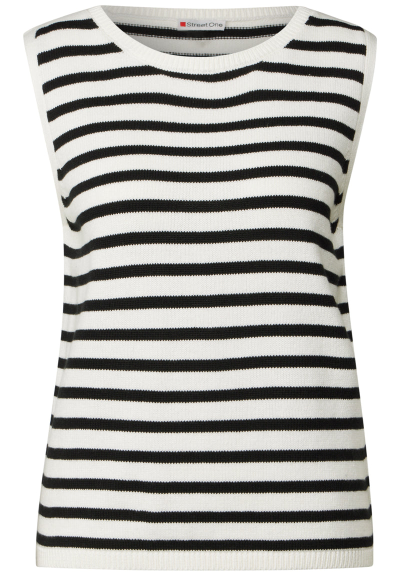 Gestreiftes Strick-Top