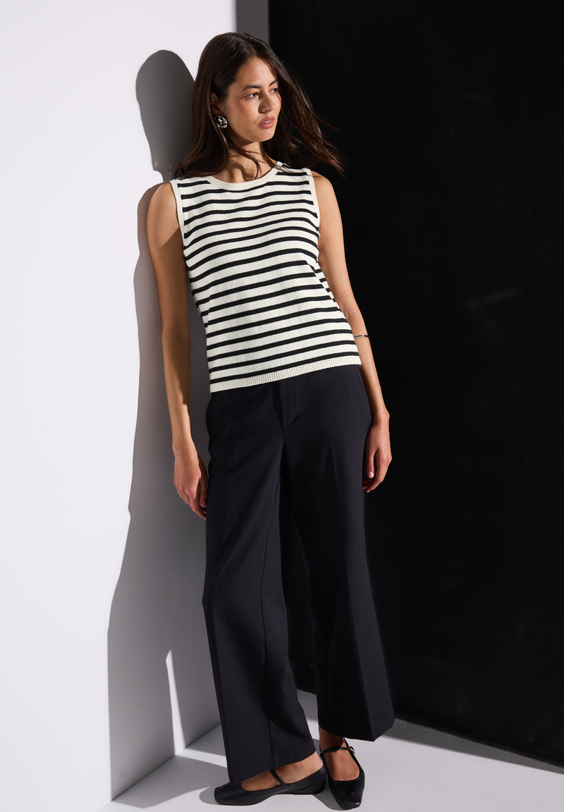 Gestreiftes Strick-Top