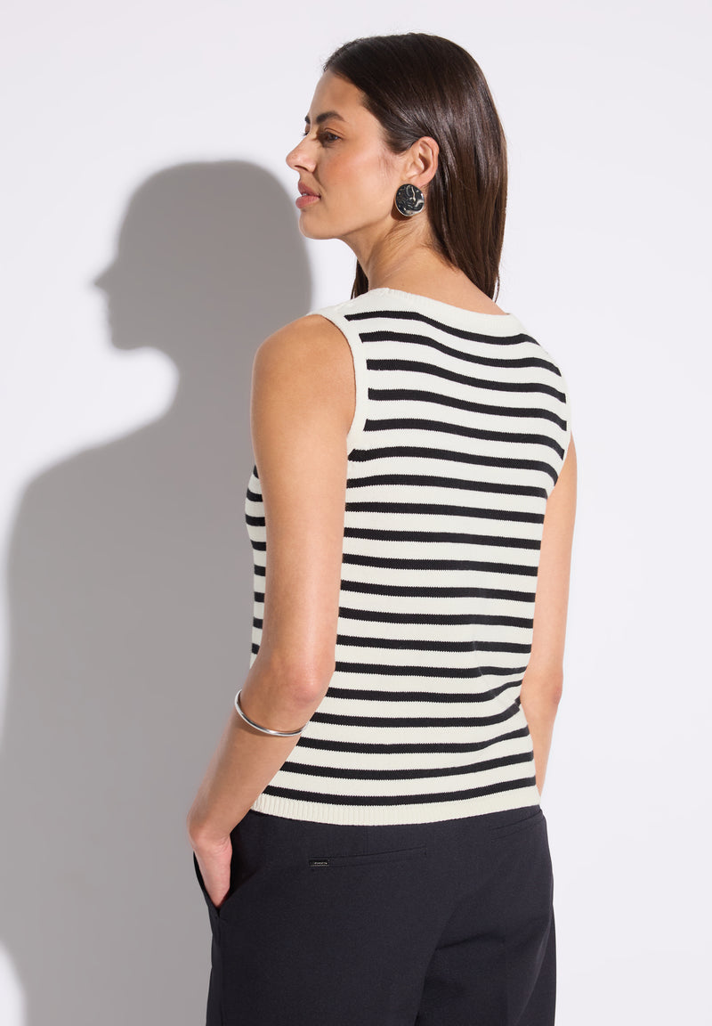 Gestreiftes Strick-Top