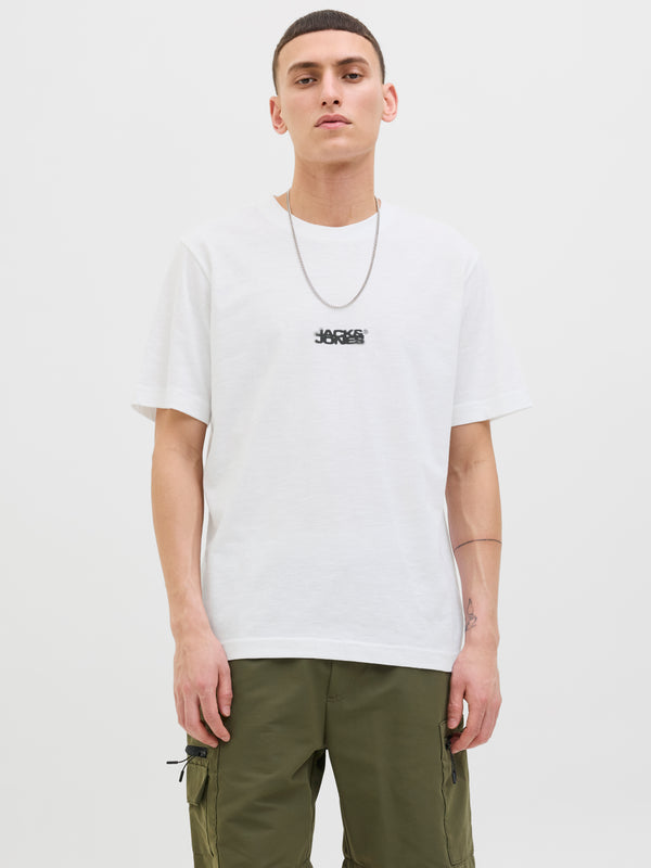 JCOSAGO LOGO SLUB TEE SS CREW NECK LN
