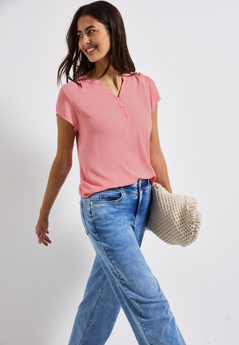 Shirt im Tunika-Look