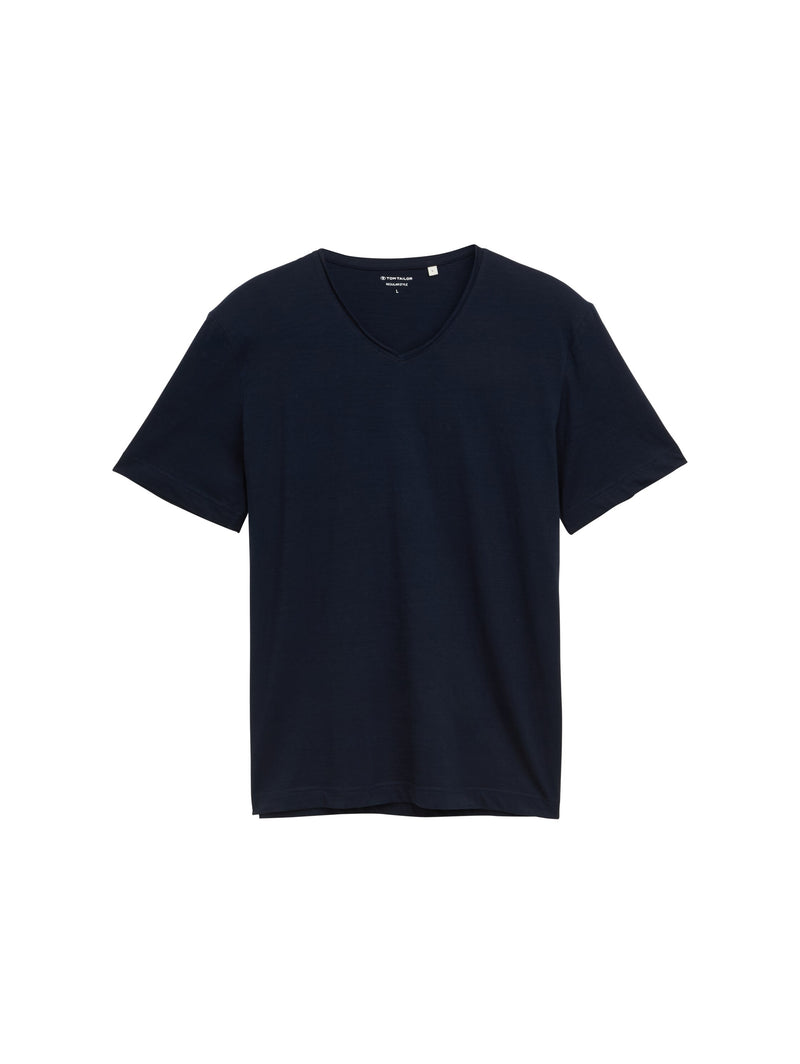T-Shirt mit V-Ausschnitt