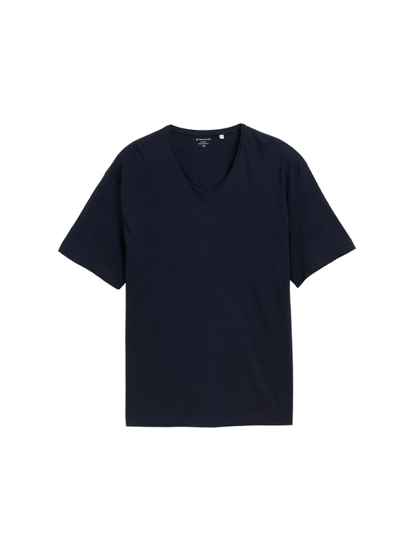 Plus Size - T-Shirt mit V-Ausschnitt