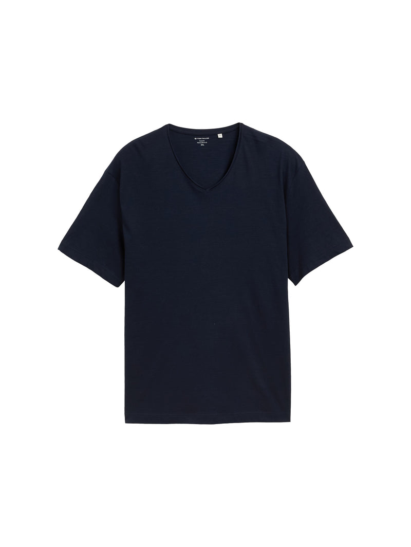 Plus Size - T-Shirt mit V-Ausschnitt