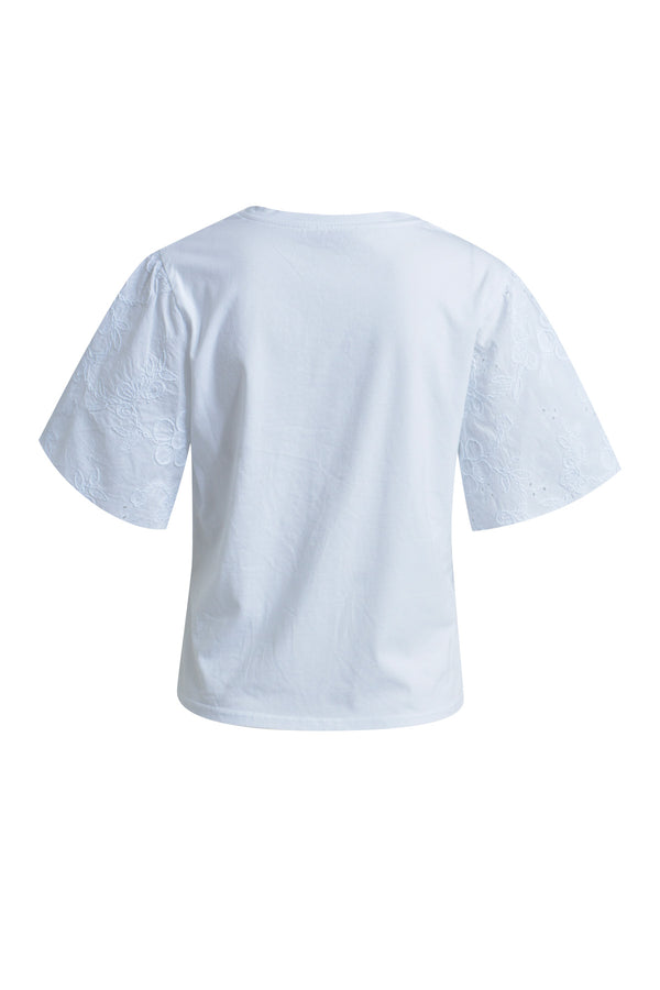 T-Shirt Short Sleeves Fabric Mix