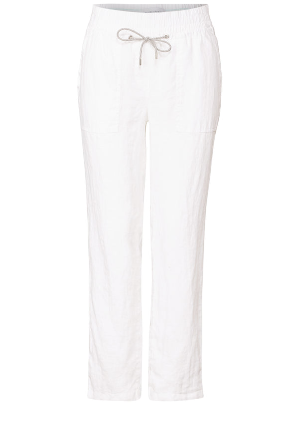 Leinenhose im Casual Fit