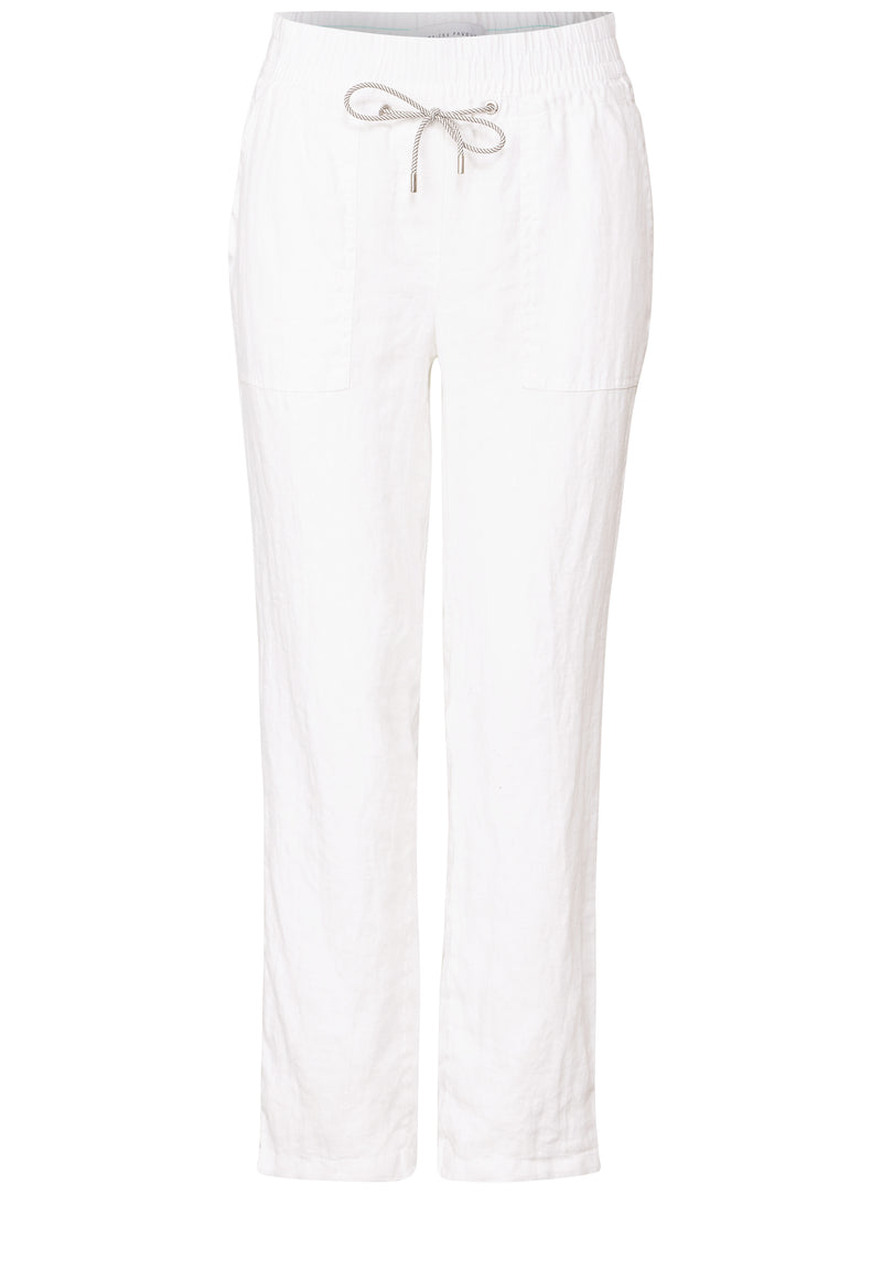 Leinenhose im Casual Fit