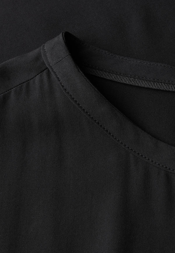 Bluse mit elastischem Saum