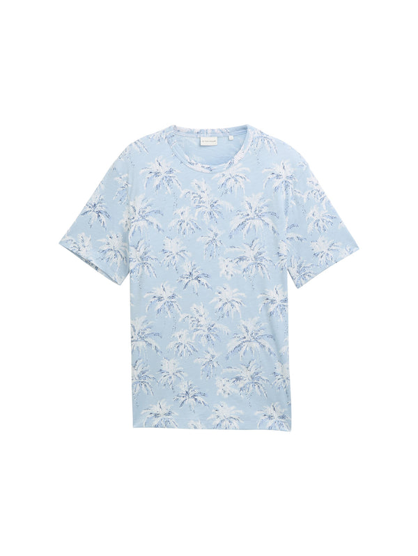 T-Shirt mit Palmen-Print