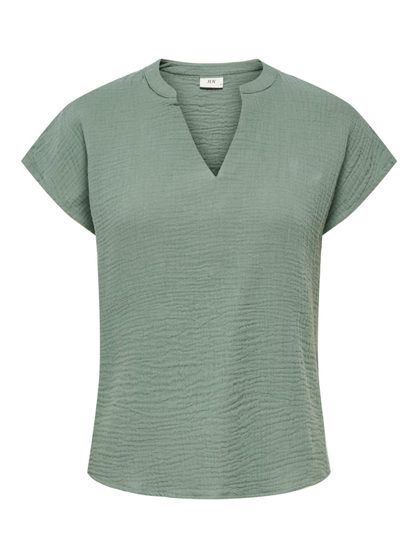JDYTHEIS LIFE S/S TOP WVN DIA