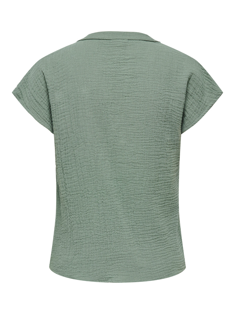 JDYTHEIS LIFE S/S TOP WVN DIA